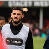 Armando Broja before Lincoln City v Burnley. Photo: Kelvin Lister-Stuttard