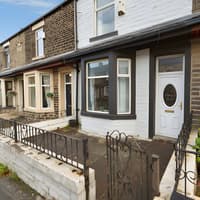 Two-bedroom Burnley terrace with two reception rooms for £115,000
