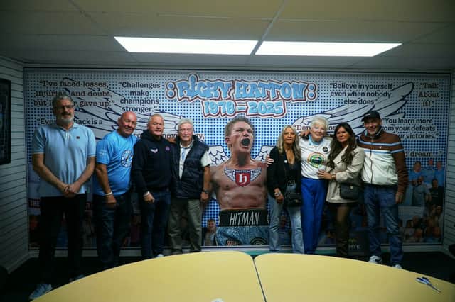 The opening of the 'In Your Corner' room, dedicated to the memory of Ricky Hatton, took place at Burnley based mental health organisation Casual Minds Matter