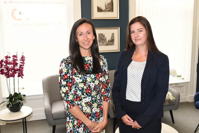 Hannah Hughes and June Higgins
