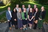 L-R: Roger Spence, Emma Panchal, Richard Life, Samantha Faud, Peter Barlow, Helen Russell, Jack Stephenson, Helen Griffin, Mark Traynor, Hannah Hughes, Ros Monk