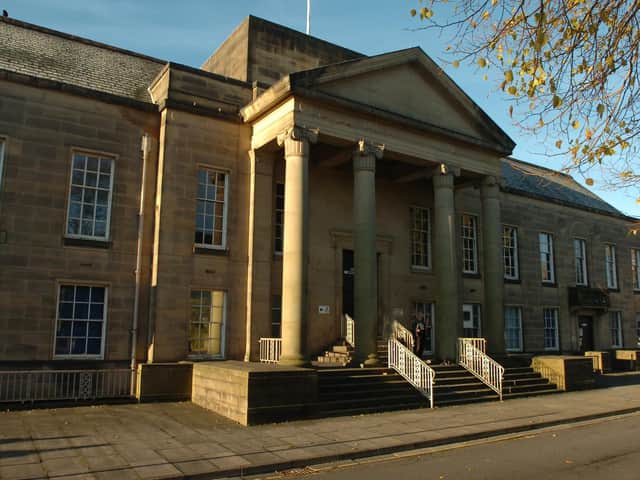 A 43-year-old man found himself before Burnley magistrates after causing  trouble outside a Nelson church on Hallowe'en.
