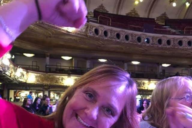 Choir founder Viv Storey can't hide her pride and joy at being invited to sing at the Blackpool Tower ballroom.,