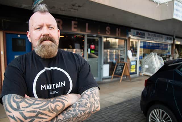 Carl Hayes, who runs Relish Cafe in Keirby Walk