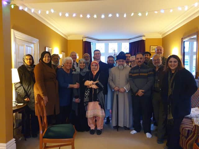 The Bishop of Burnley welcomed local Muslims into his house at Christmas