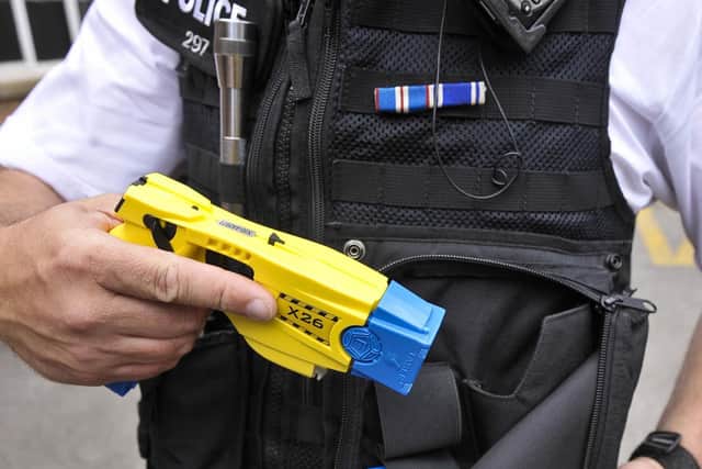 Lancashire Police officers discharged Tasers  on 82 occasions last year