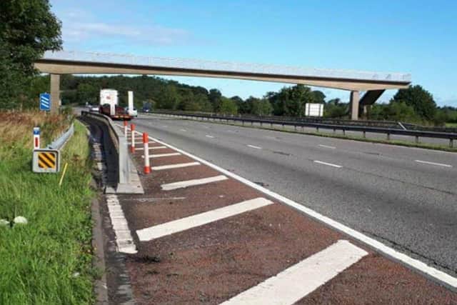 Nan's Nook bridge will be demolished this weekend, leading to the closure of the M6 between Junctions 32 and 33. Picture courtesy Highways England.