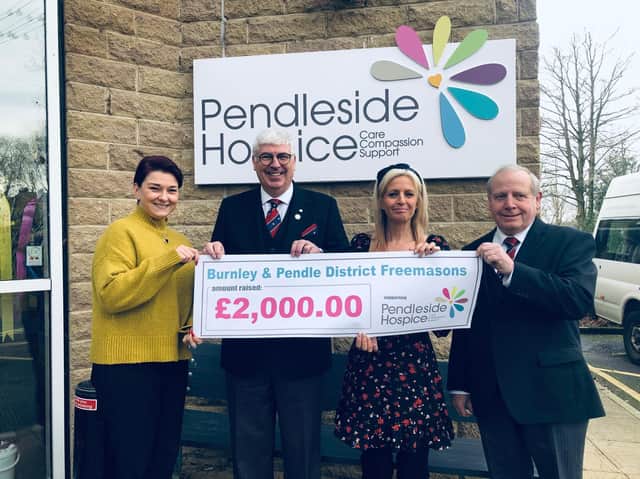 Presentation by the Burnley and Pendle Freemasons