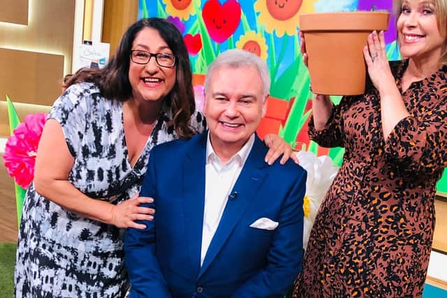 Antonella with Eamonn Holmes and Ruth Langsford