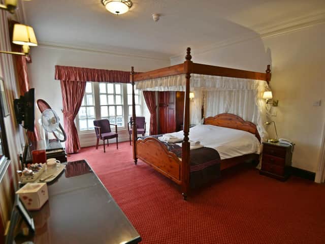 A period bedroom in the Swan and Royal