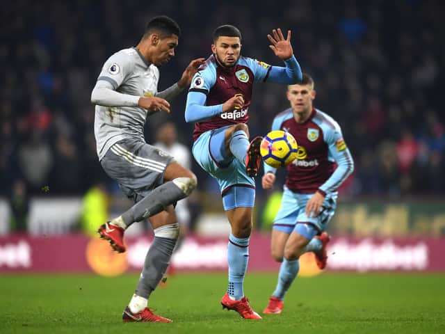 Nahki Wells in action against Manchester United