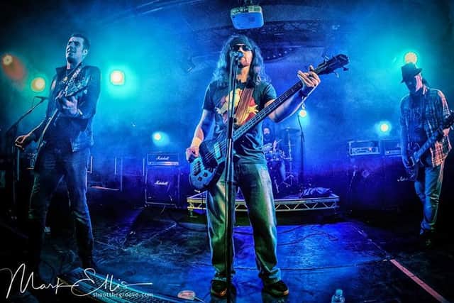 The Senton Bombs live in stage. Picture by Mark Ellis