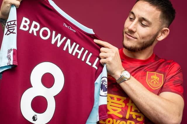 Josh Brownhill has joined the Clarets from Bristol City