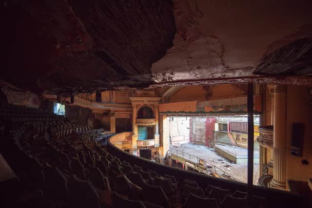 The stage of the former Empire Theatre. Ben Hamlen North Films