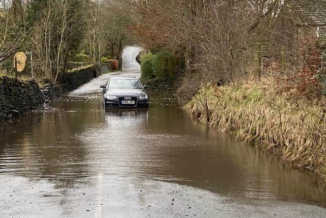 Car abandoned in Higherford