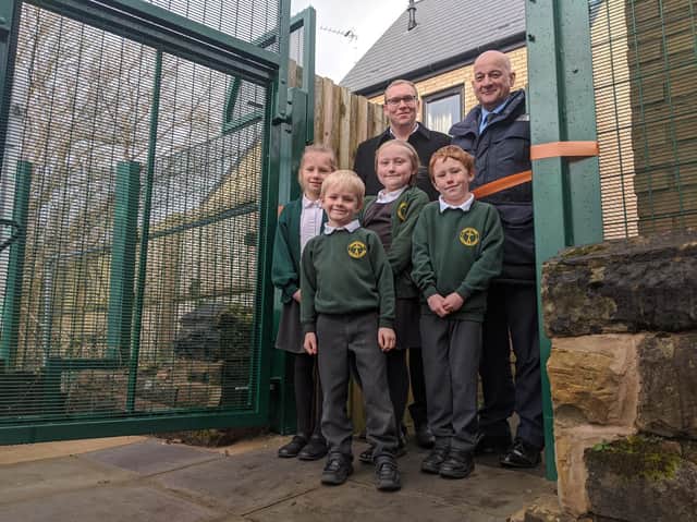 Padiham Green Primary School pupils are happy with their new path