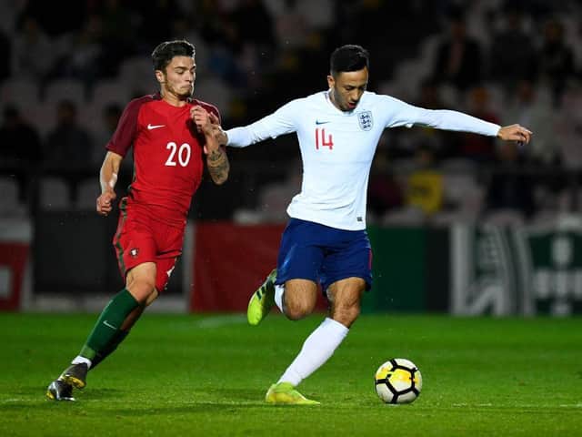 Dwight Mcneil of England during the International Friendly match between Portugal U20 and England U20 last year (Photo by Octavio Passos/Getty Images)