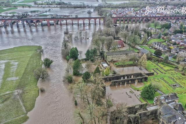 Storm Ciara had a severe impact on Ribble Valley earlier this month. Picture courtesy Joe Moorcroft