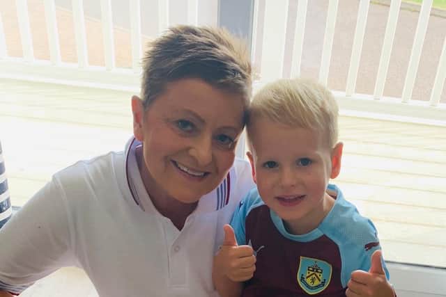 Well known nurse Karen Archer with her grandson Henry who was the apple of her eye.