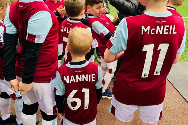 In a touching tribute to his grandmother, Henry was  a mascot for Ben Mee at last Saturday's Burnley match against Bournemouth.