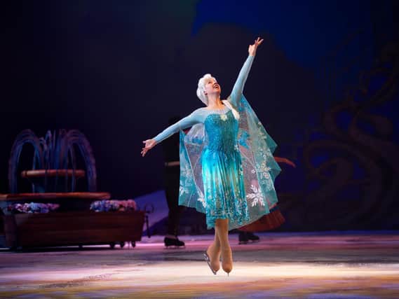 Shanda Dewitt as Elsa in Disney on Ice Magical Ice Festival