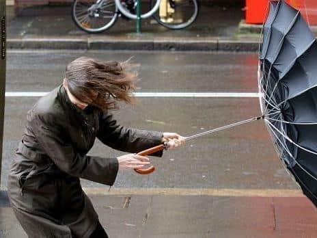A yellow weather warning for wind has been issued by the Met Office