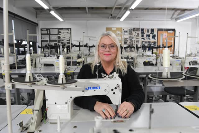Amanda Odlin-Bates, fashion lecturer at UCLan, says modest fashion is environmentally sustainable as it slows down production by offering high-quality, bespoke garments.