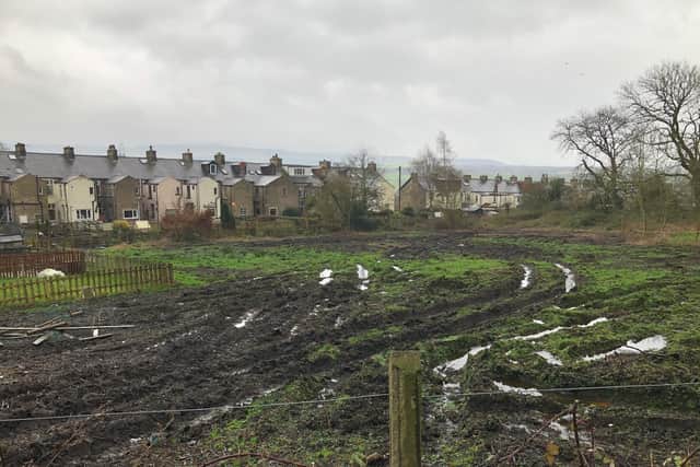 A plan to build bungalows on this area of land in Padiham, known as Craggs Farm, has been turned down by councillors.