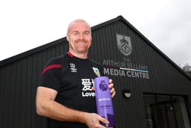 Burnley boss Sean Dyche is February's Barclays Premier League Manager of the Month