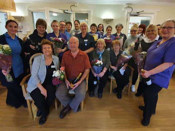 Staff were recognised for their long service and dedication