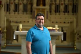 Fr. Graeme Dunne celebrated Mass in an empty church - but still had a big congregation