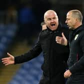 Sean Dyche and assistant Ian Woan