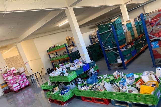 Referrals into the foodbank come via the recent set-up community hub Burnley Together