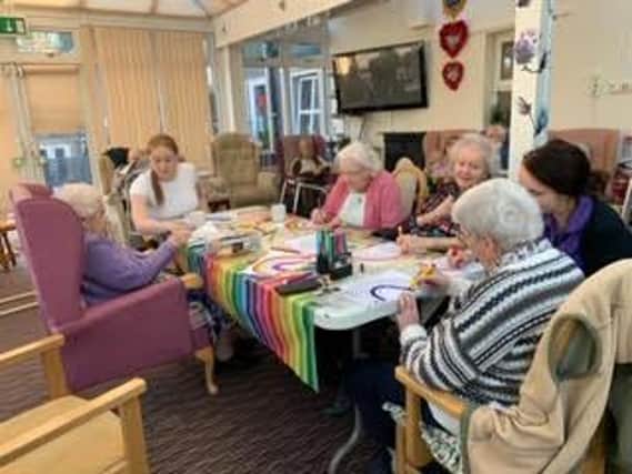 Residents are putting their artistic skills to good use