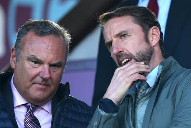 Mike Garlick and Gareth Southgate