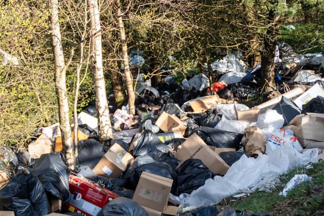 The recent fly-tipping