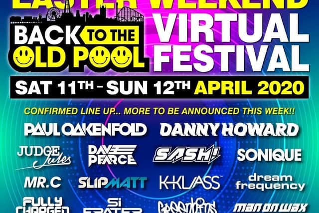 Back to Old Pool, Virtual Festival line up