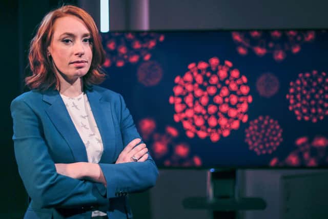 Dr Hannah Fry presented a Horizon: Coronavirus Special on BBC2