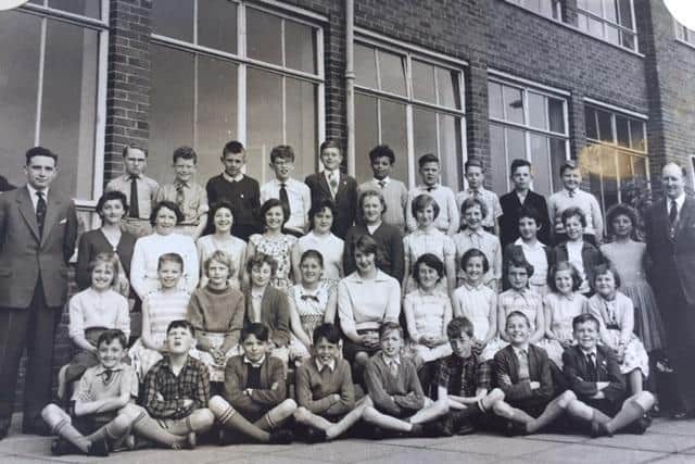 A class photo at St Stephen's taken in 1960. The picture belongs to former teacher Mrs Julie Vintin
