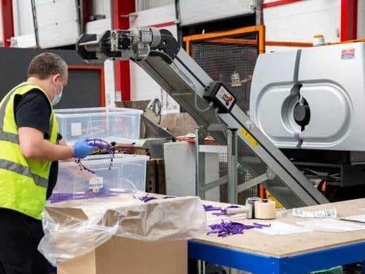 WhatMoreUKis making parts for safety visors at a rate of 60,000 a week until 'the country has enough' according to managing director Andy Holt.