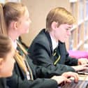 Ribblesdale High School pupils at work in the classroom