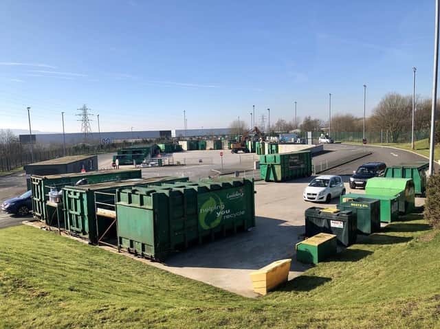 Burnley household recycling centre