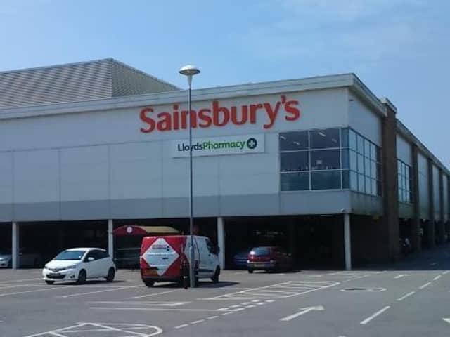 Sainsbury's has apologised to the wife of a terminally ill man who was refused entry to the Colne branch of the store.