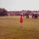 The image shows a nine-year-old Graham Alexander playing his first game of football for Coventry Sporting in 1981.
