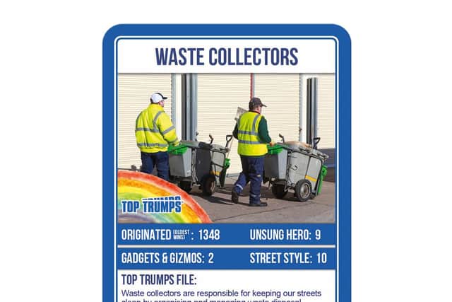 Waste collectors are Top Trumps