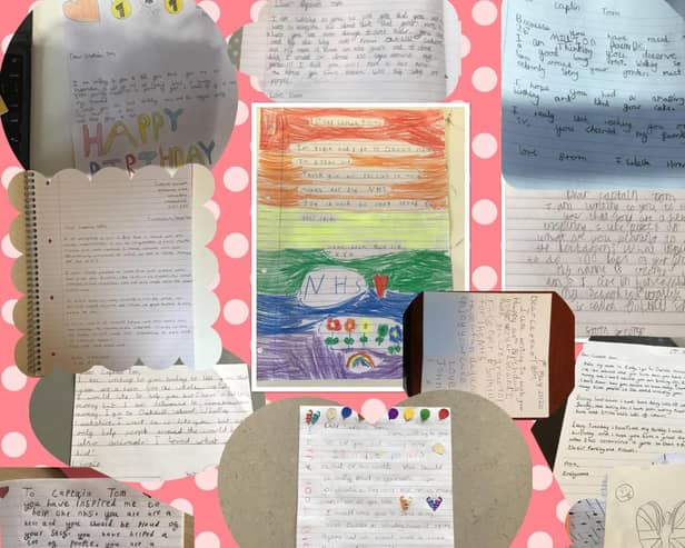 The special letters that have been sent to the war veteran