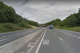 The work will be taking place on the eastbound side of the motorway between junctions 10 and 11. Photo: Google