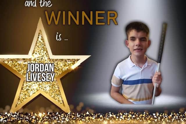 Jordan Livesey is the winner of Burnley's Got Talent