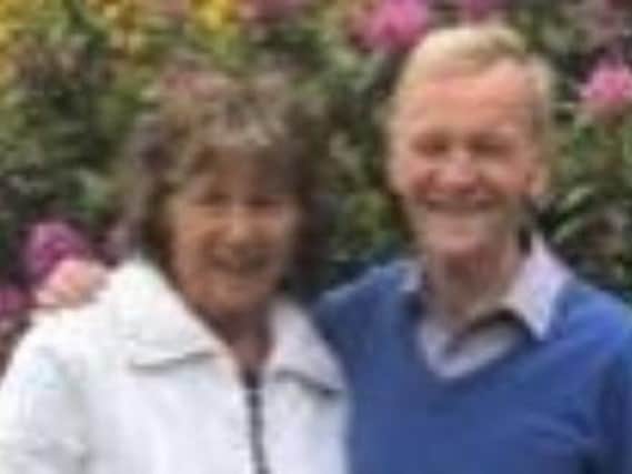 Tony Hindle with his wife, Christine