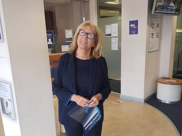 Barbara Hanson, the manager at the Burnley branch of the Nationwide Building Society is looking forward to retiring after a 40 year career.